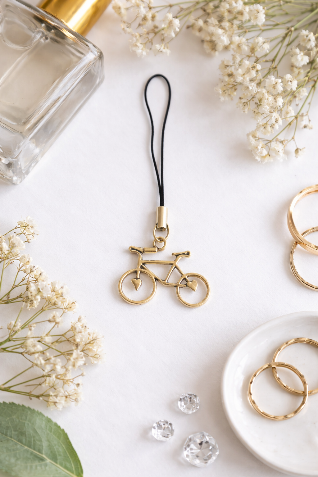 Bicycle Charm Mobile & Key Accessory
