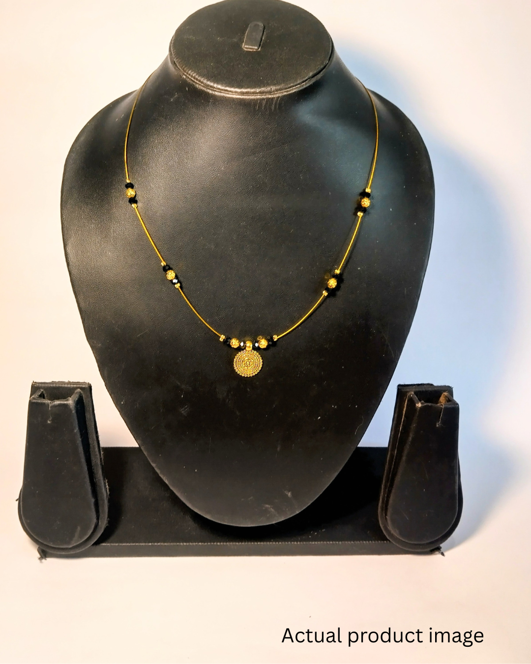 Invisible Mangalsutra with Gold-Tone Pendant