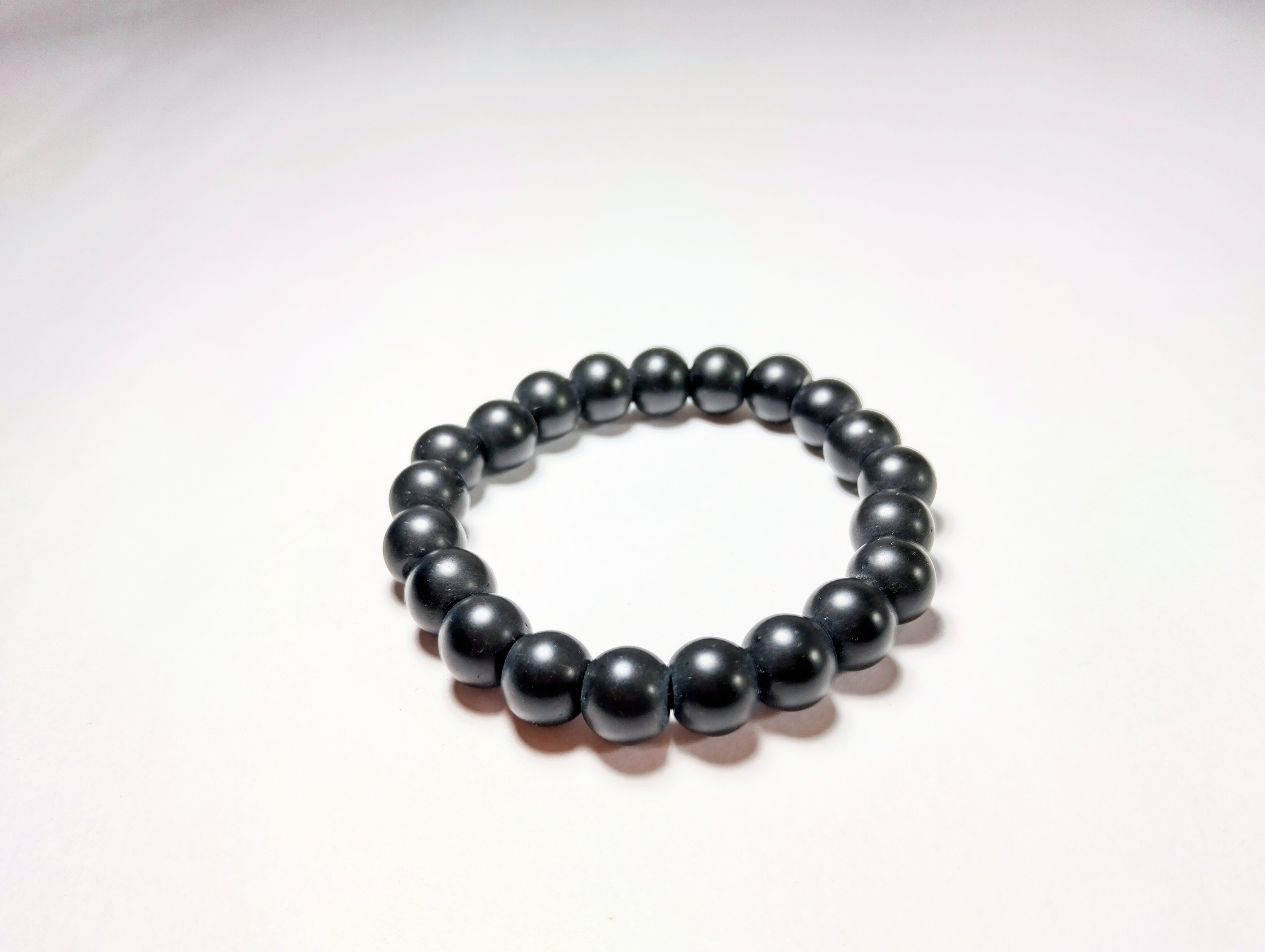 Glass Bead Bracelet black