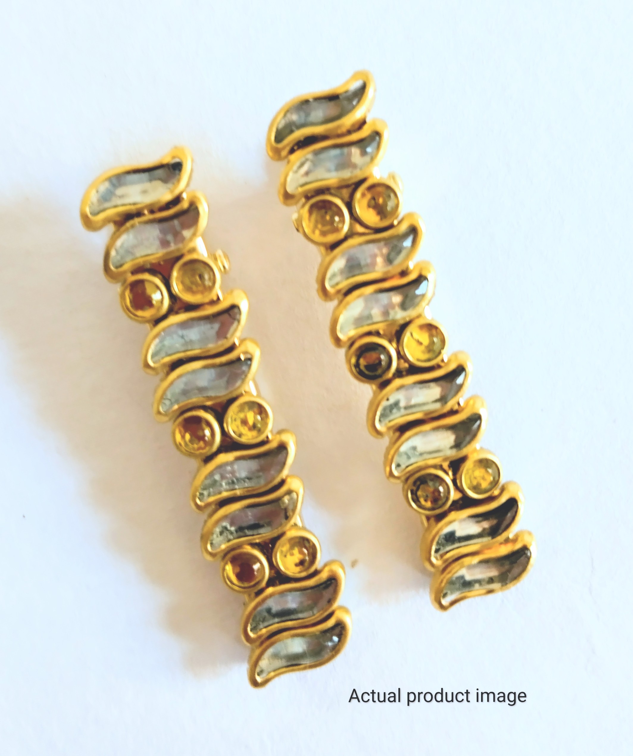 Golden Wave Hair Clip Set