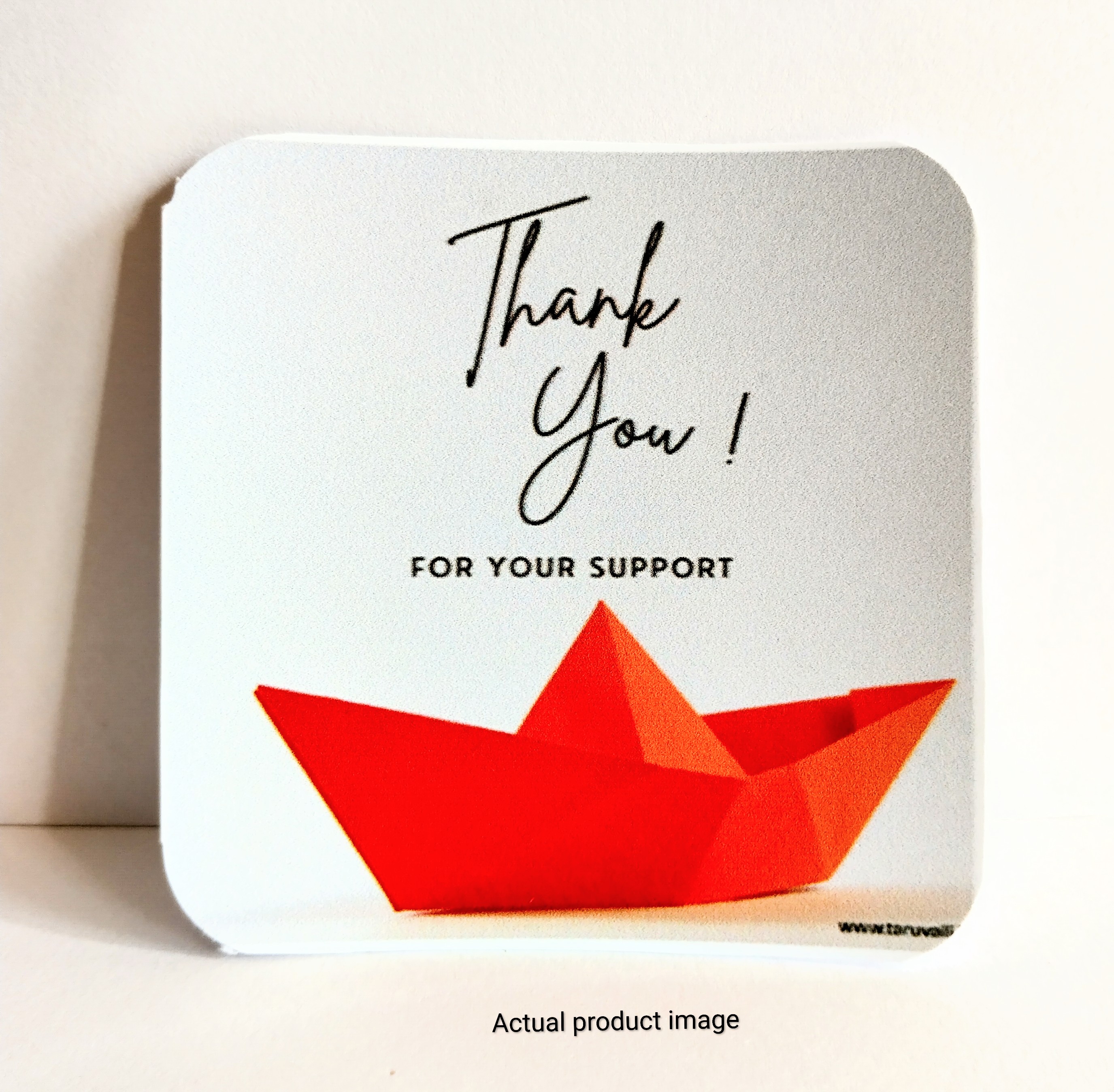 Thank You Note Card – For Your Support