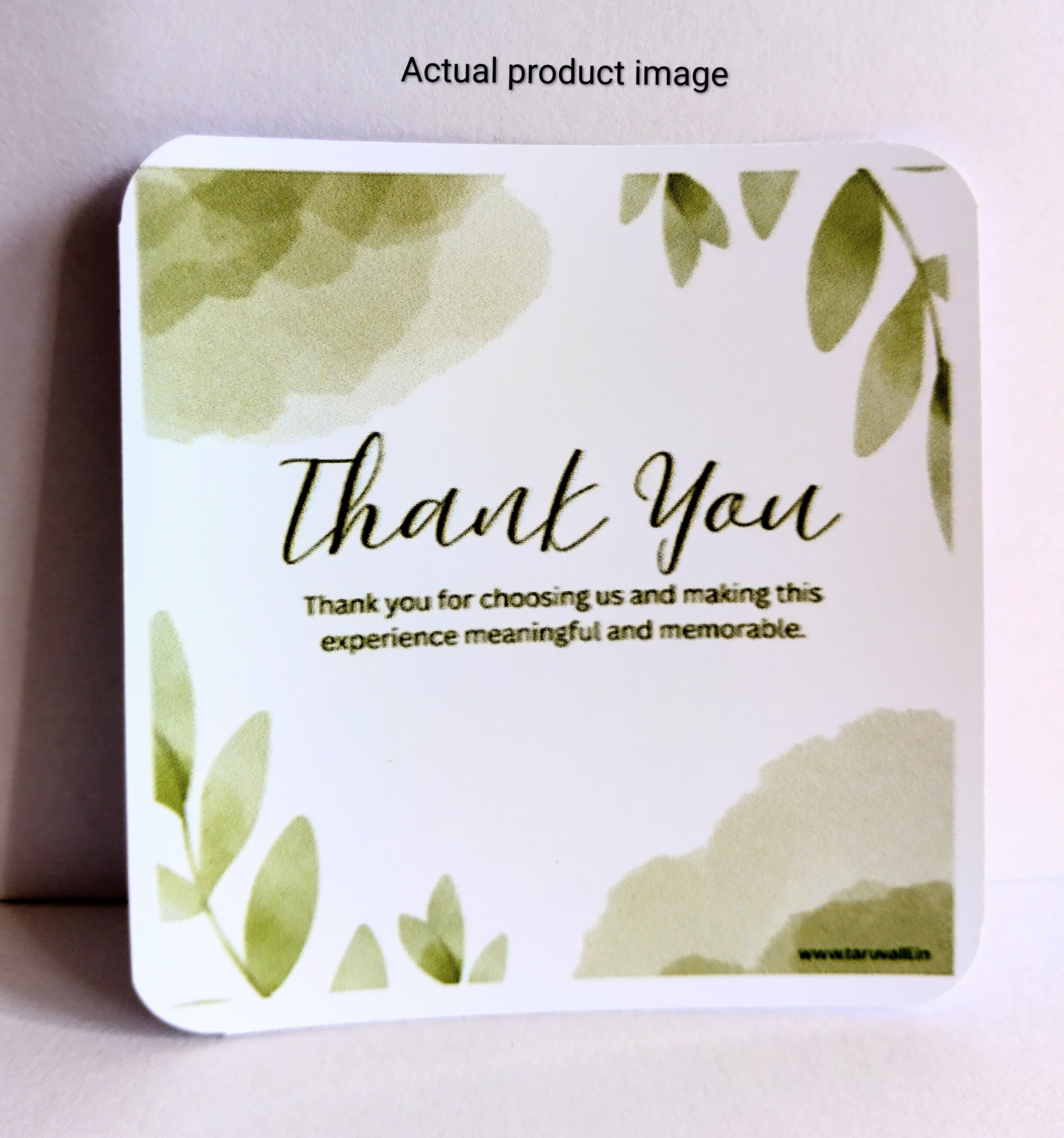 Thank You Note Card – Botanical