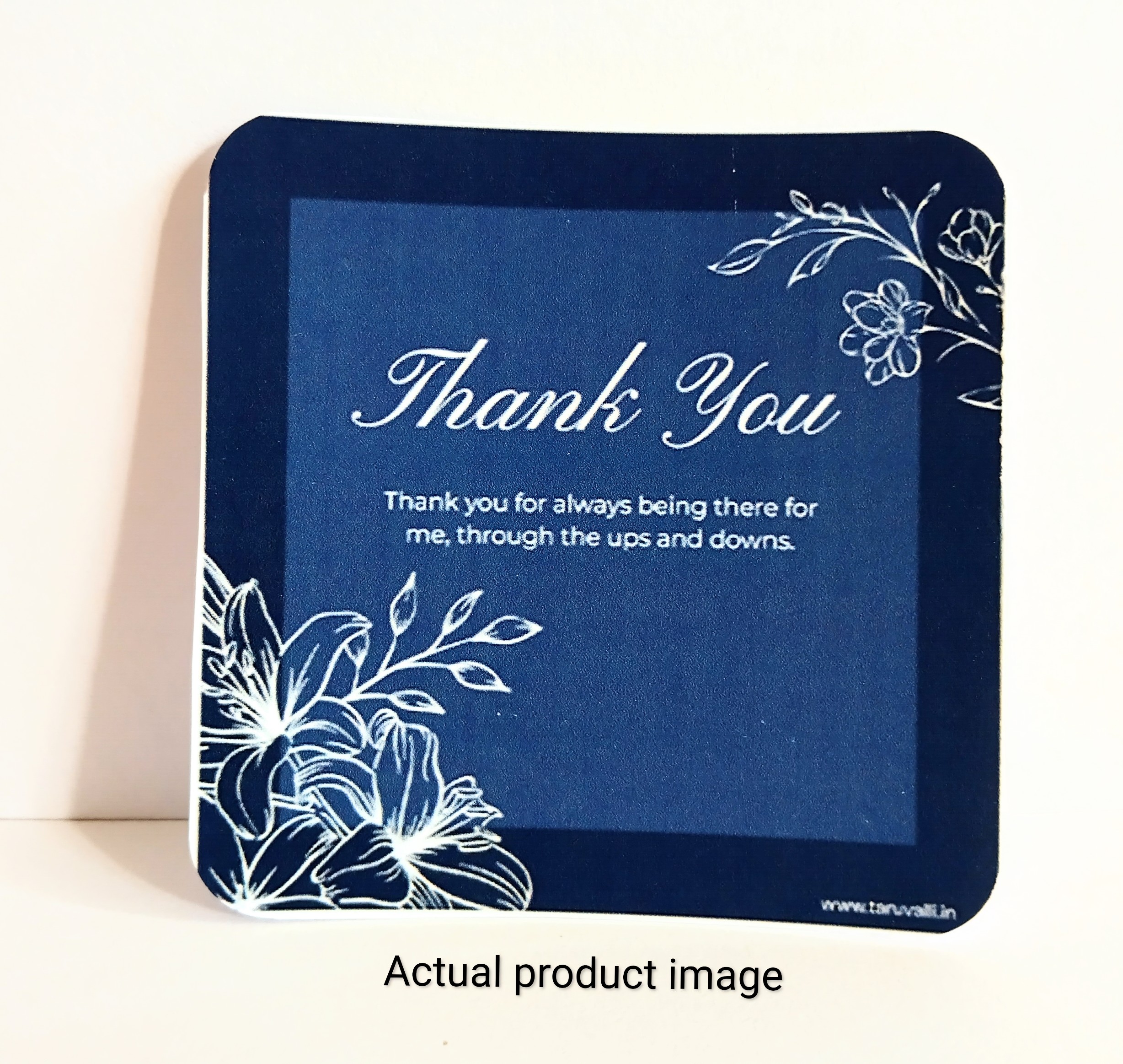 Thank You Note Card – Floral